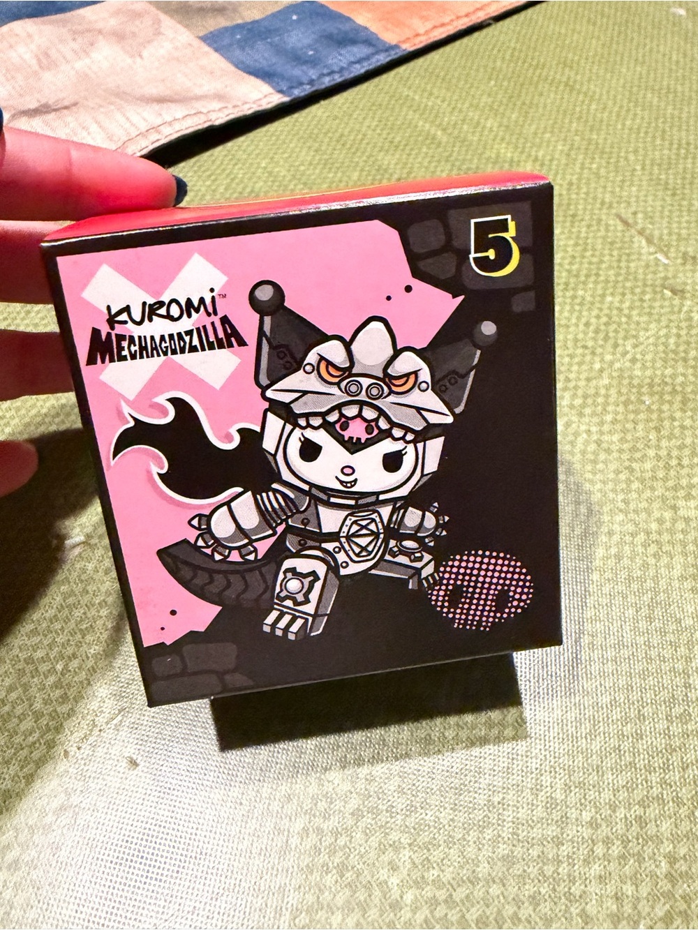 Sanrio Kuromi Mechagodzilla Figure Box - Pink & Black(Not opened box)